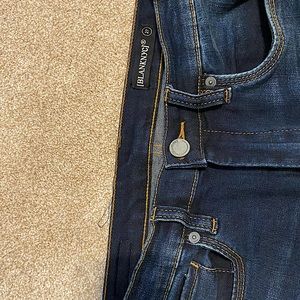 Blank NYC Jeans slim through leg with flared opening
